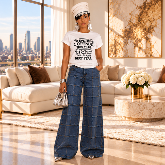 TO EVERYONE I OFFENDED THIS YEAR — RELAXED, FIT T-SHIRT